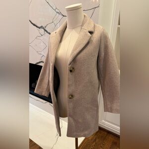 Zara girls tan coat size 8-9 NWT
